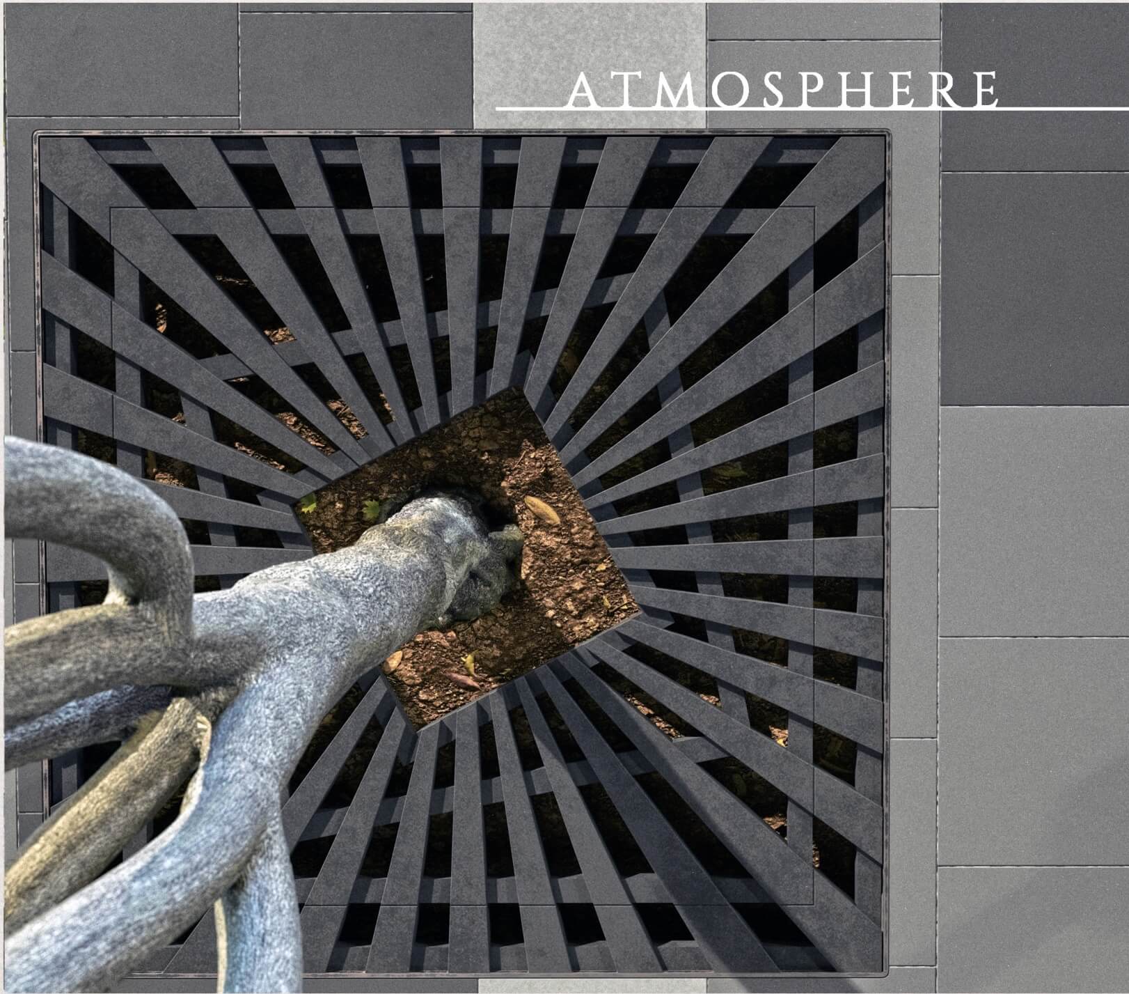 Приствольная решетка для дерева ZKING ATMOSPHERE 1.2х1.2м Черная в Мурманске фото