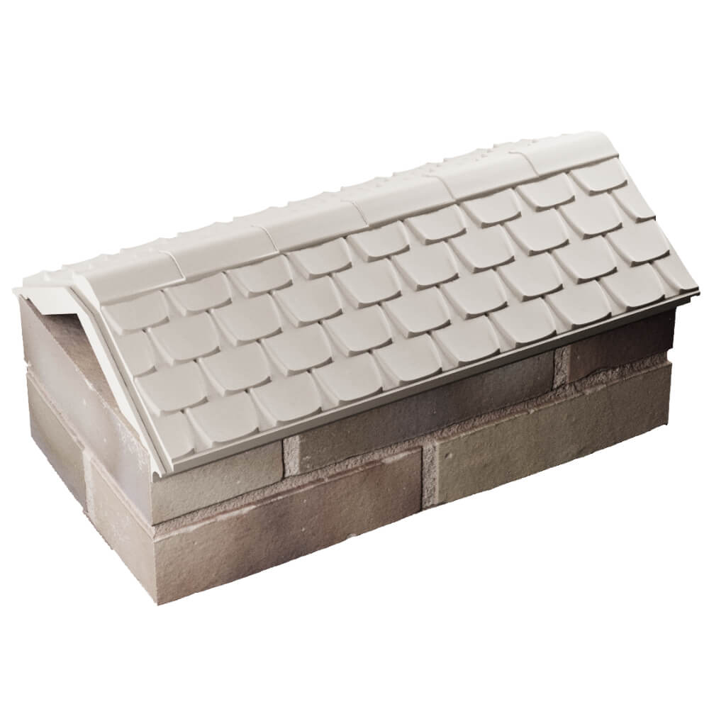 Парапет Zking Эльбрус Бежевый с посадкой на 1 кирпич (255мм) в Мурманске фото