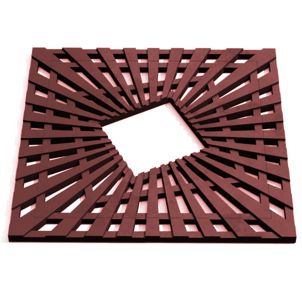 Приствольная решетка для дерева ZKING ATMOSPHERE 1.2х1.2м Коричневая Мурманск фото