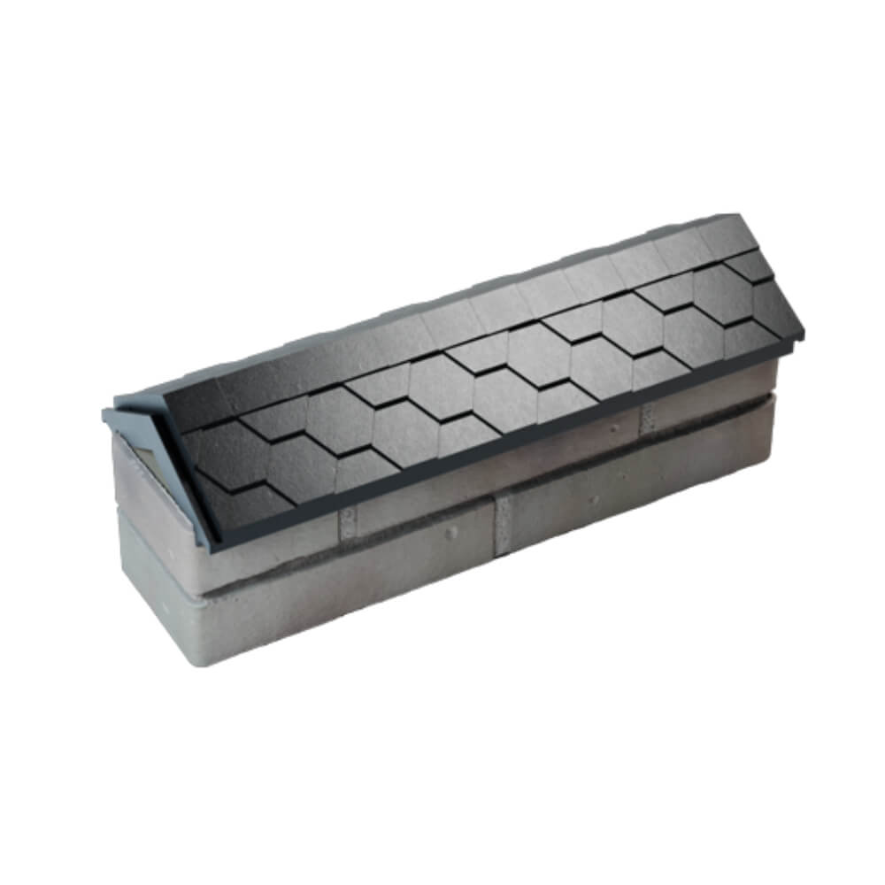 Парапет Zking Эверест Черный с посадкой на 0.5 кирпича (130мм) в Мурманске фото