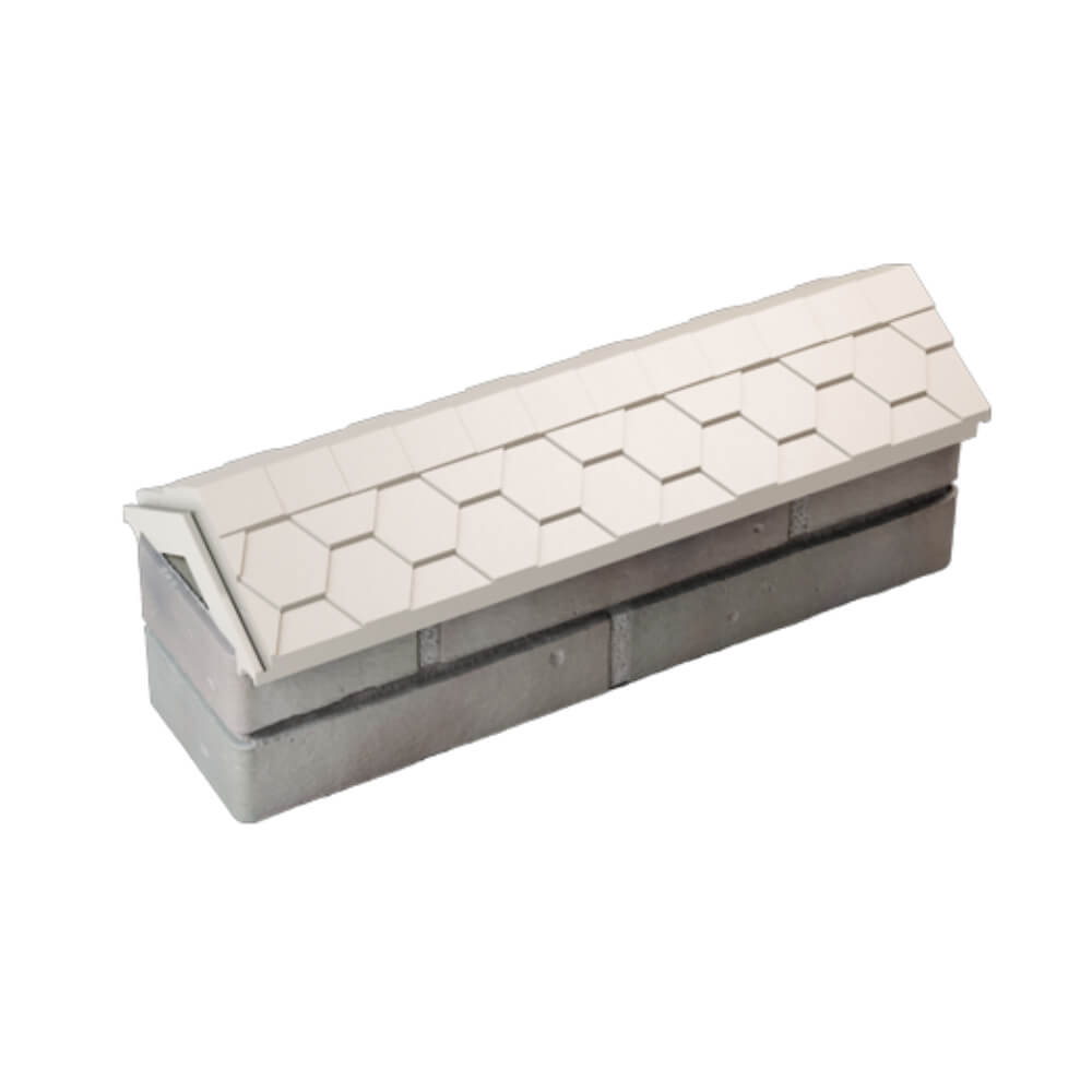 Парапет Zking Эверест Бежевый с посадкой на 0.5 кирпича (130мм) в Мурманске фото