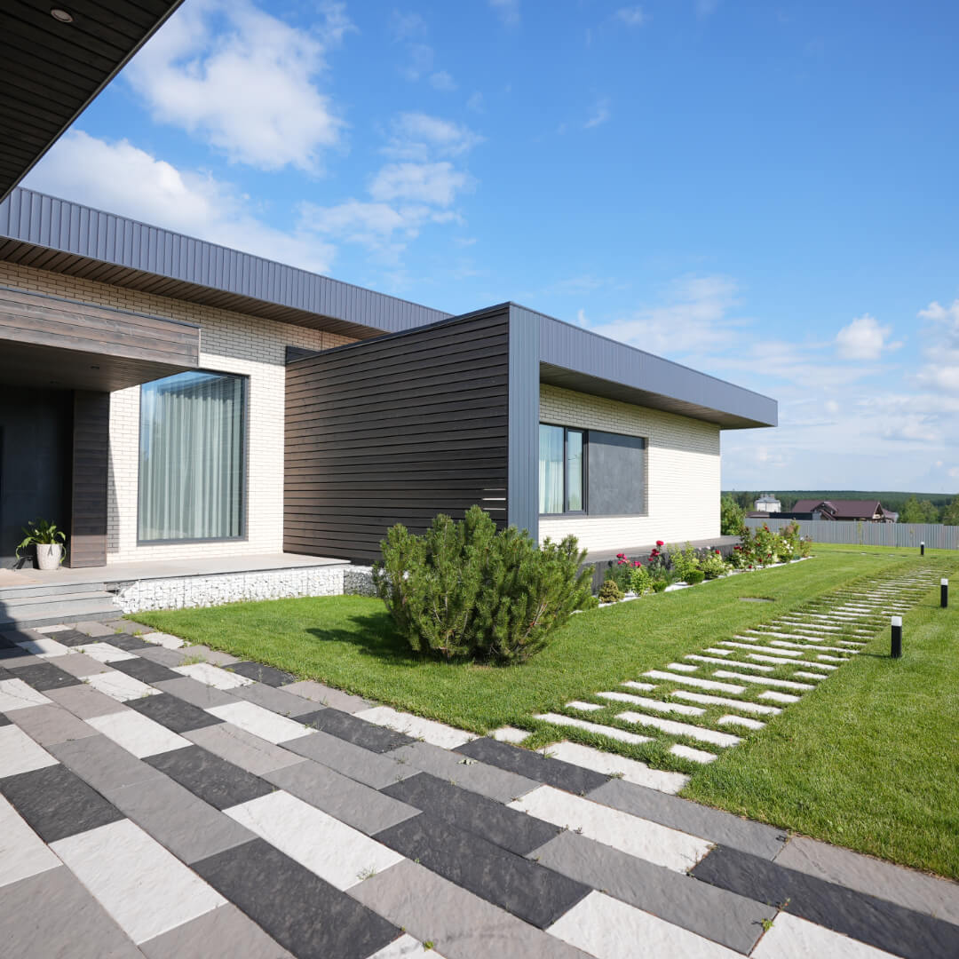 Шаговая плита STONE Светлая Галька 990х330х55мм в Мурманске фото