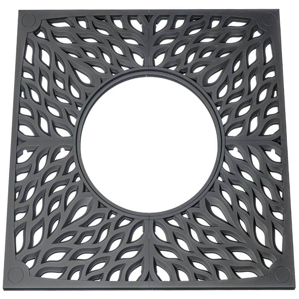 Приствольная решетка для дерева ZKING CRUST 2х2м Черная Мурманск фото