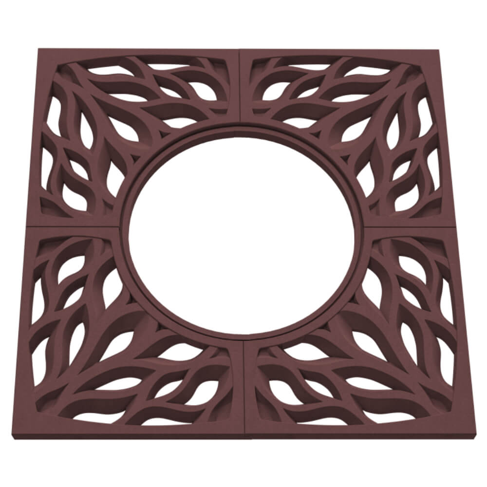 Приствольная решетка для дерева ZKING CRUST 1.2х1.2м Коричневая в Мурманске фото