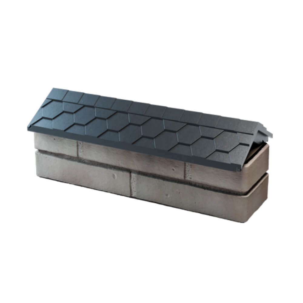 Парапет Zking Эверест Серый с посадкой на 0.5 кирпича (130мм) в Мурманске фото