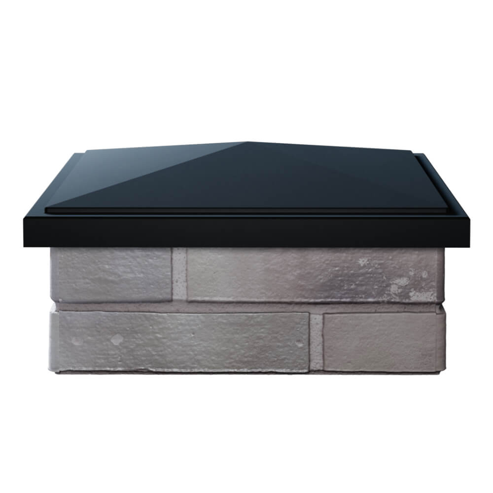 Колпак Zking БонаМоно Черный на столб 1.5х1.5 кирпича (385х385, 400х400мм) Мурманск фото