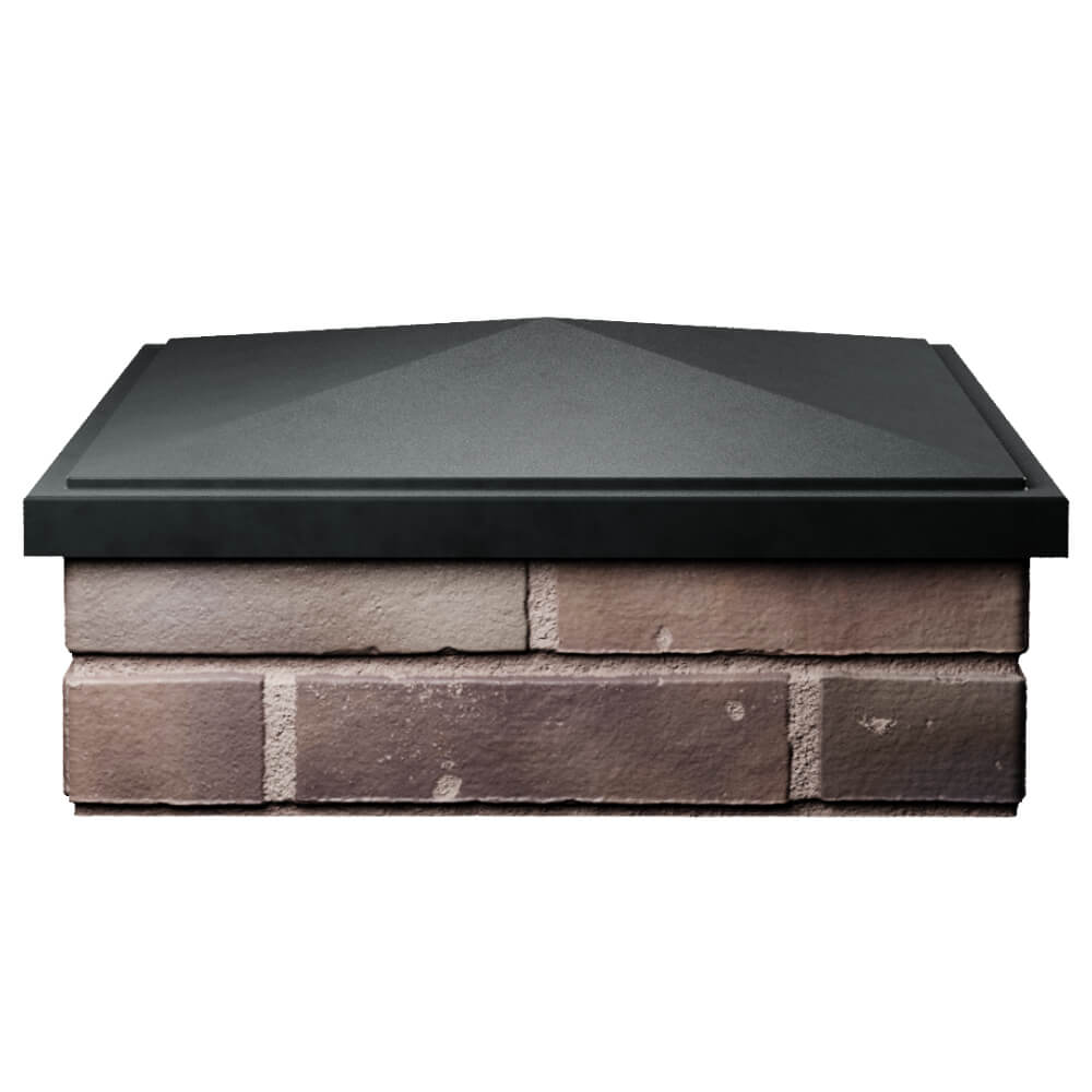 Колпак Zking БонаМоно Черный на столб 2х2 кирпича (515х515, 530х530мм) Мурманск фото