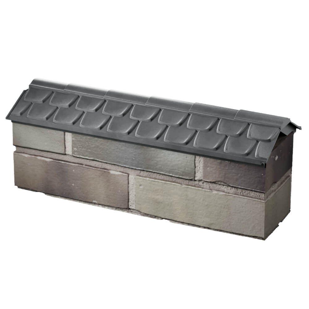 Парапет Zking Эльбрус Серый с посадкой на 0.5 кирпича (130мм) в Мурманске фото