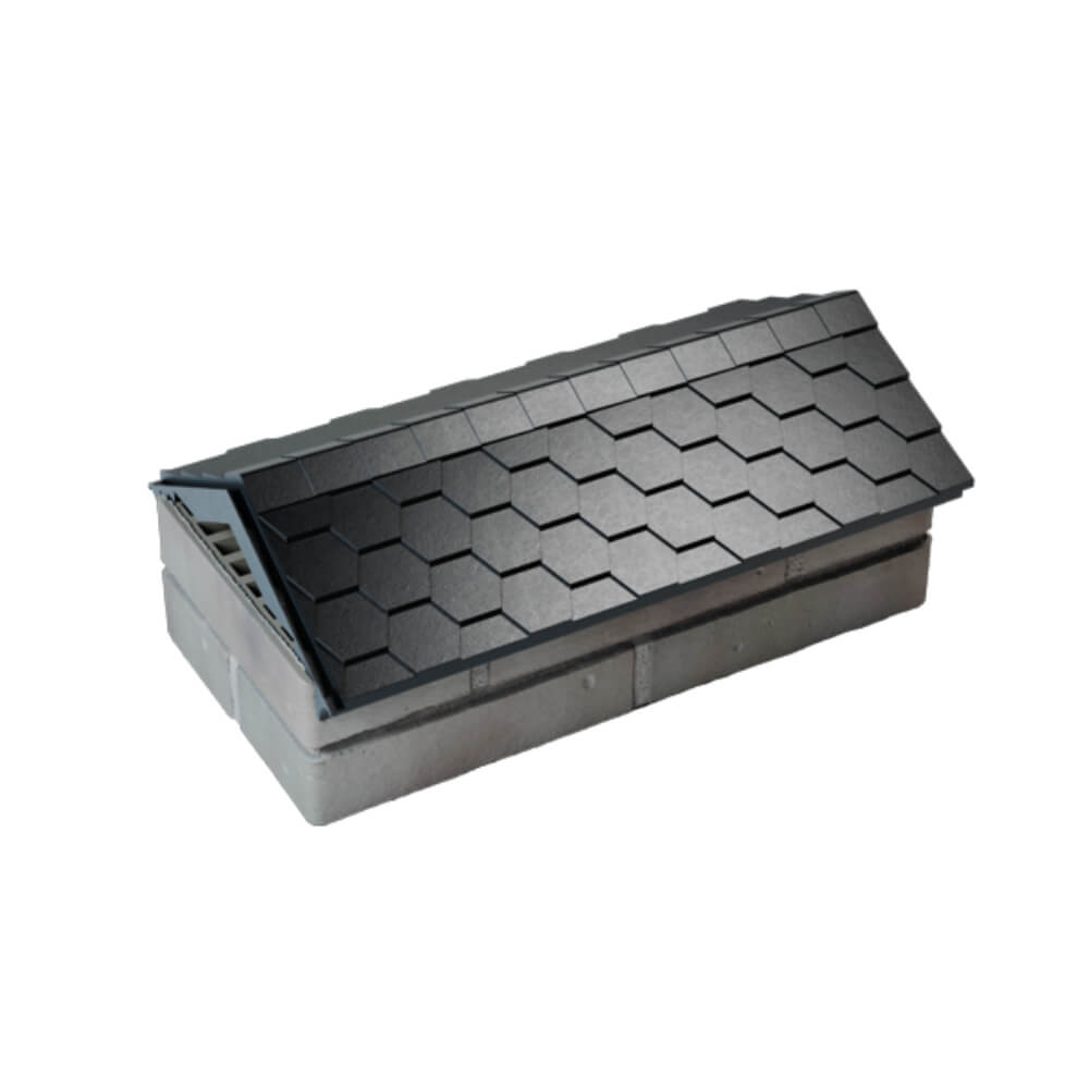 Парапет Zking Эверест Черный с посадкой на 1 кирпич (200/225/255мм) в Мурманске фото