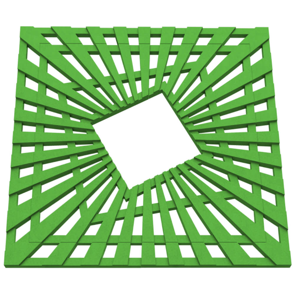 Приствольная решетка для дерева ZKING ATMOSPHERE 1.2х1.2м Зеленая в Мурманске фото