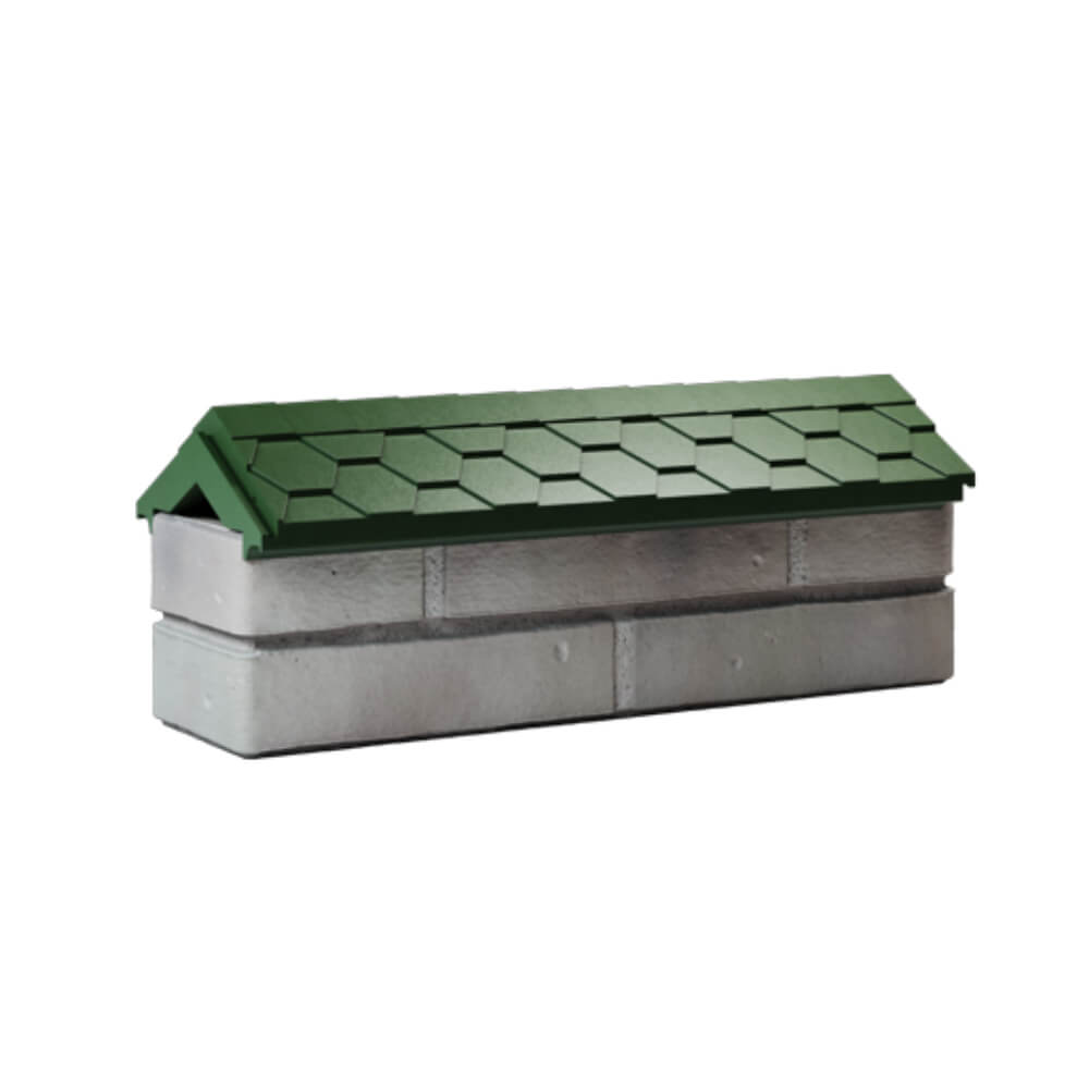 Парапет Zking Эверест Зеленый с посадкой на 0.5 кирпича (130мм) Мурманск фото