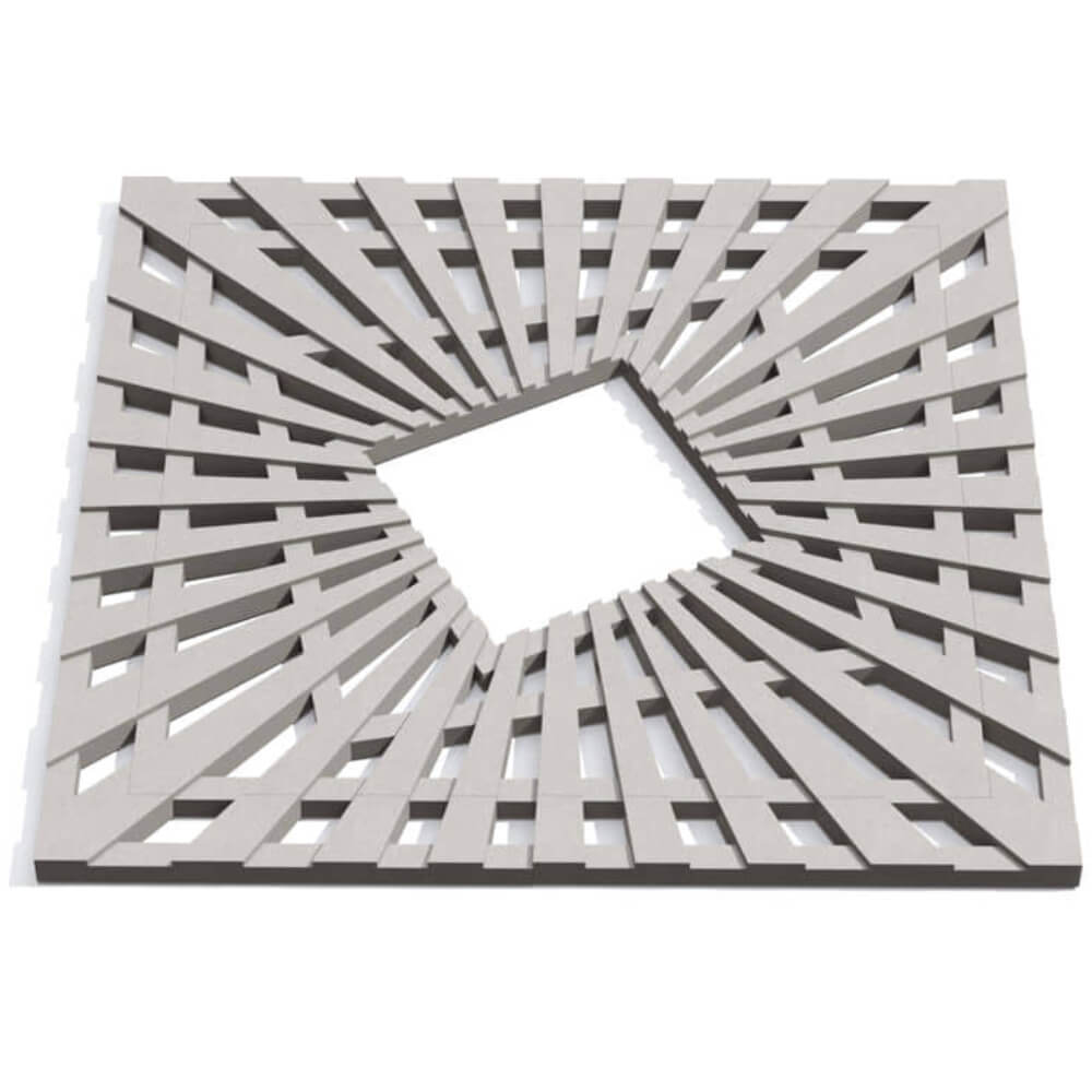 Приствольная решетка для дерева ZKING ATMOSPHERE 1.2х1.2м Бежевая Мурманск фото