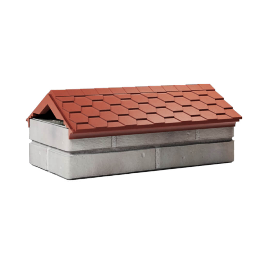 Парапет Zking Эверест Красный с посадкой на 1 кирпич (200/225/255мм) Мурманск фото
