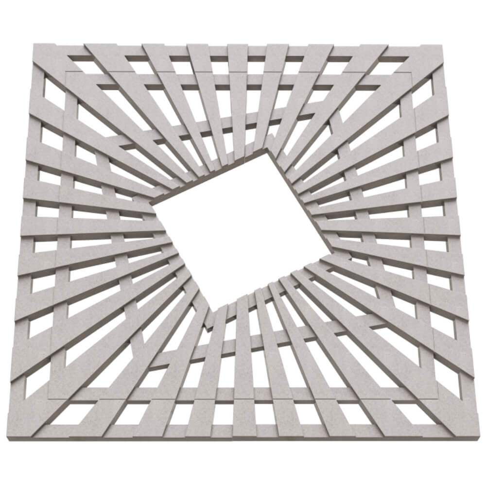 Приствольная решетка для дерева ZKING ATMOSPHERE 1.2х1.2м Бежевая в Мурманске фото