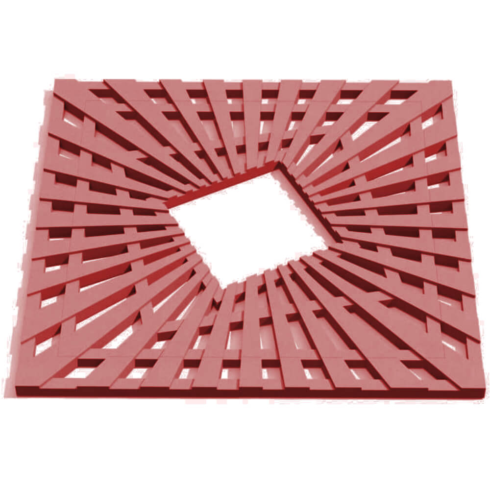 Приствольная решетка для дерева ZKING ATMOSPHERE 1.2х1.2м Красная Мурманск фото