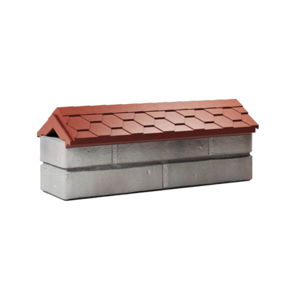 Парапет Zking Эверест Красный с посадкой на 0.5 кирпича (130мм) Мурманск фото