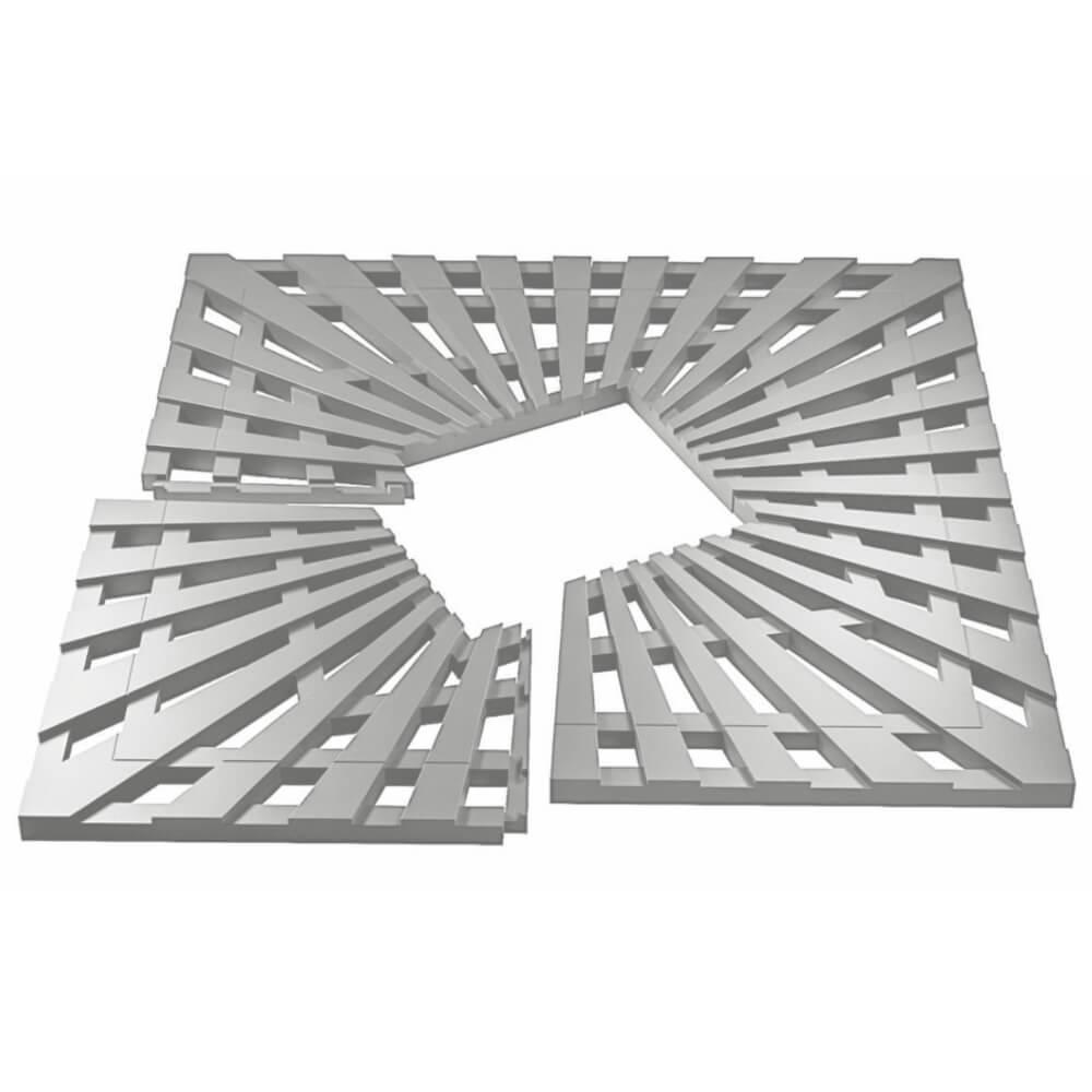 Приствольная решетка для дерева ZKING ATMOSPHERE 1.2х1.2м Бежевая в Мурманске фото