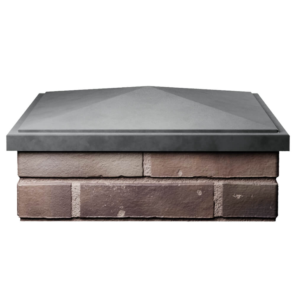 Колпак Zking БонаМоно Серый на столб 2х2 кирпича (515х515, 530х530мм) Мурманск фото