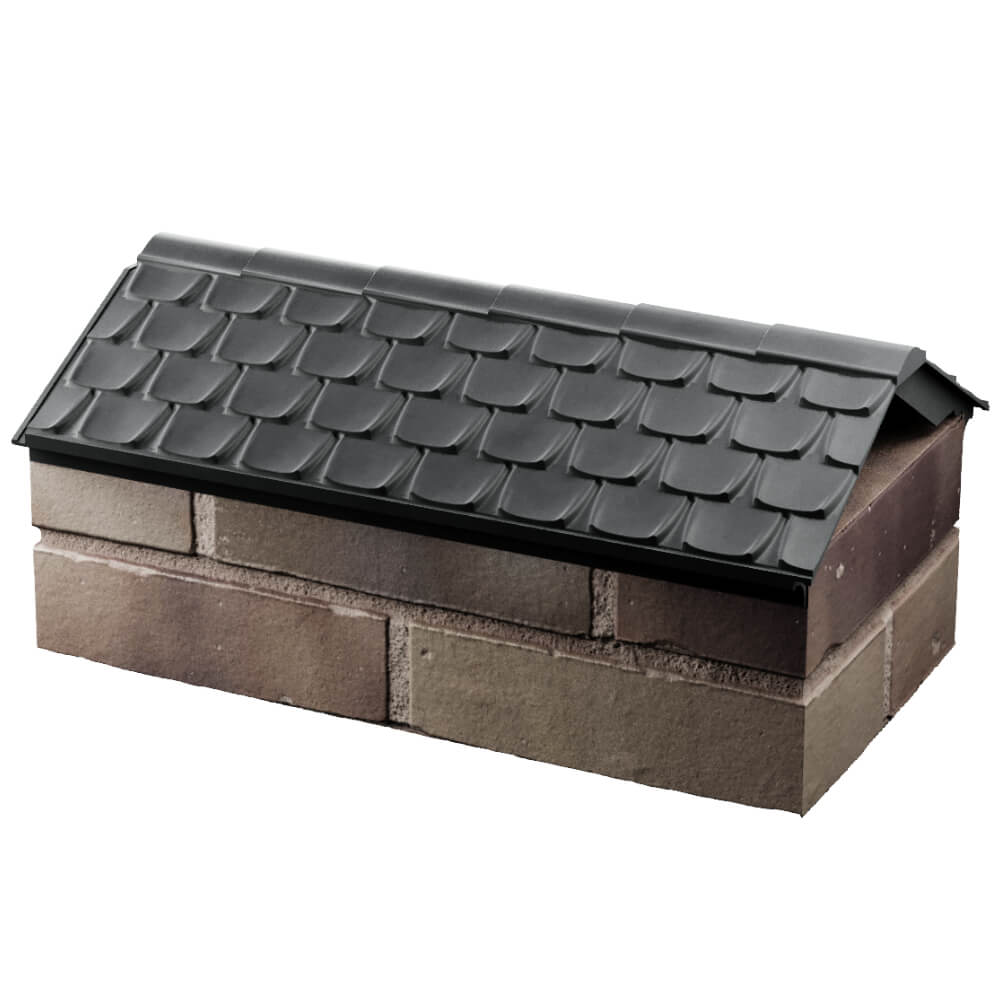 Парапет Zking Эльбрус Серый с посадкой на 1 кирпич (255мм) в Мурманске фото