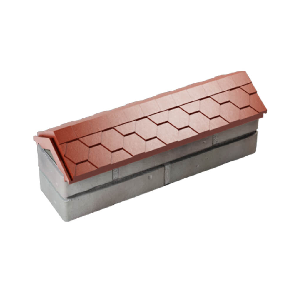 Парапет Zking Эверест Красный с посадкой на 0.5 кирпича (130мм) в Мурманске фото