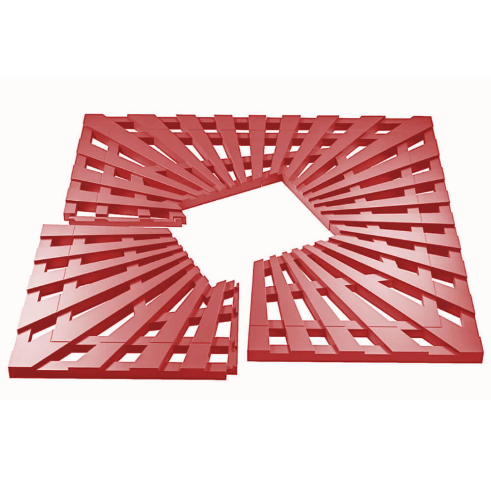 Приствольная решетка для дерева ZKING ATMOSPHERE 1.2х1.2м Красная в Мурманске фото