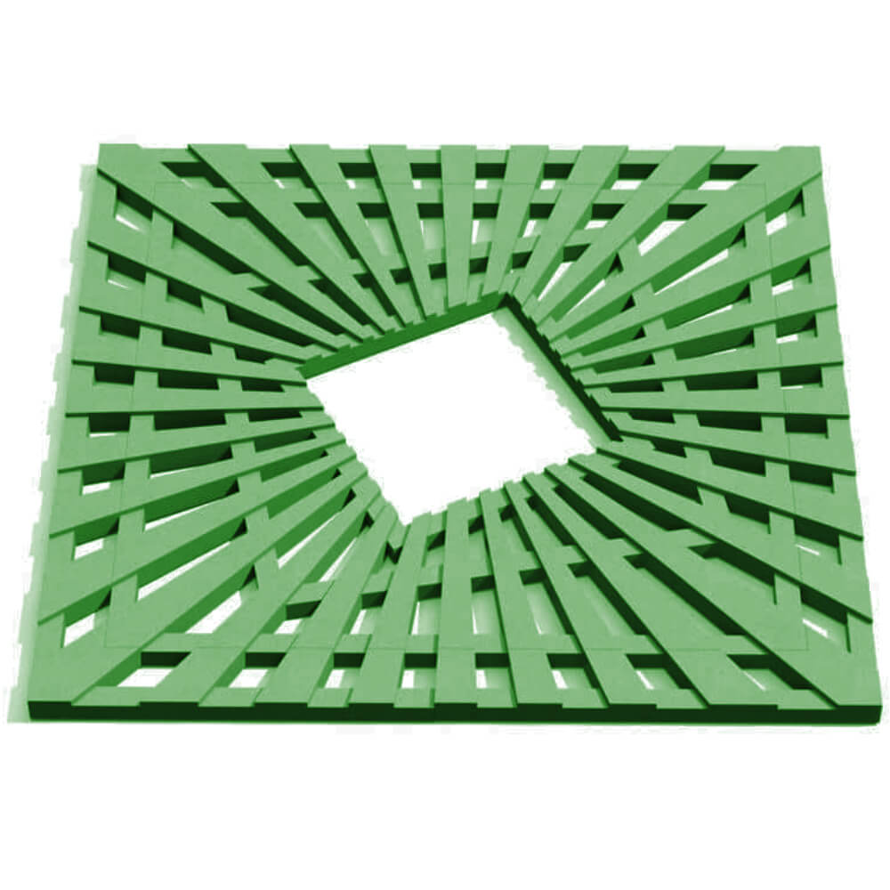 Приствольная решетка для дерева ZKING ATMOSPHERE 1.2х1.2м Зеленая Мурманск фото