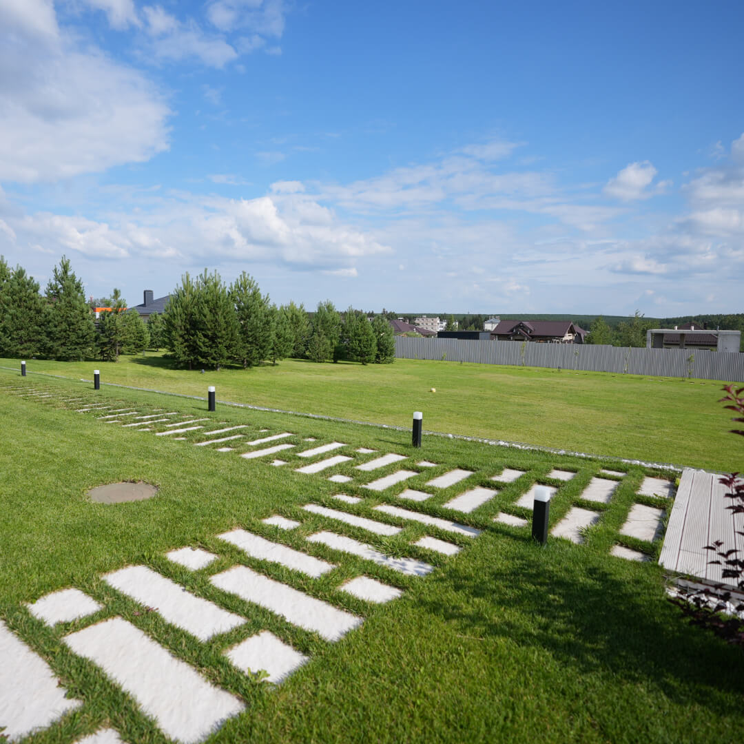 Шаговая плита STONE Светлая Галька 990х330х55мм в Мурманске фото